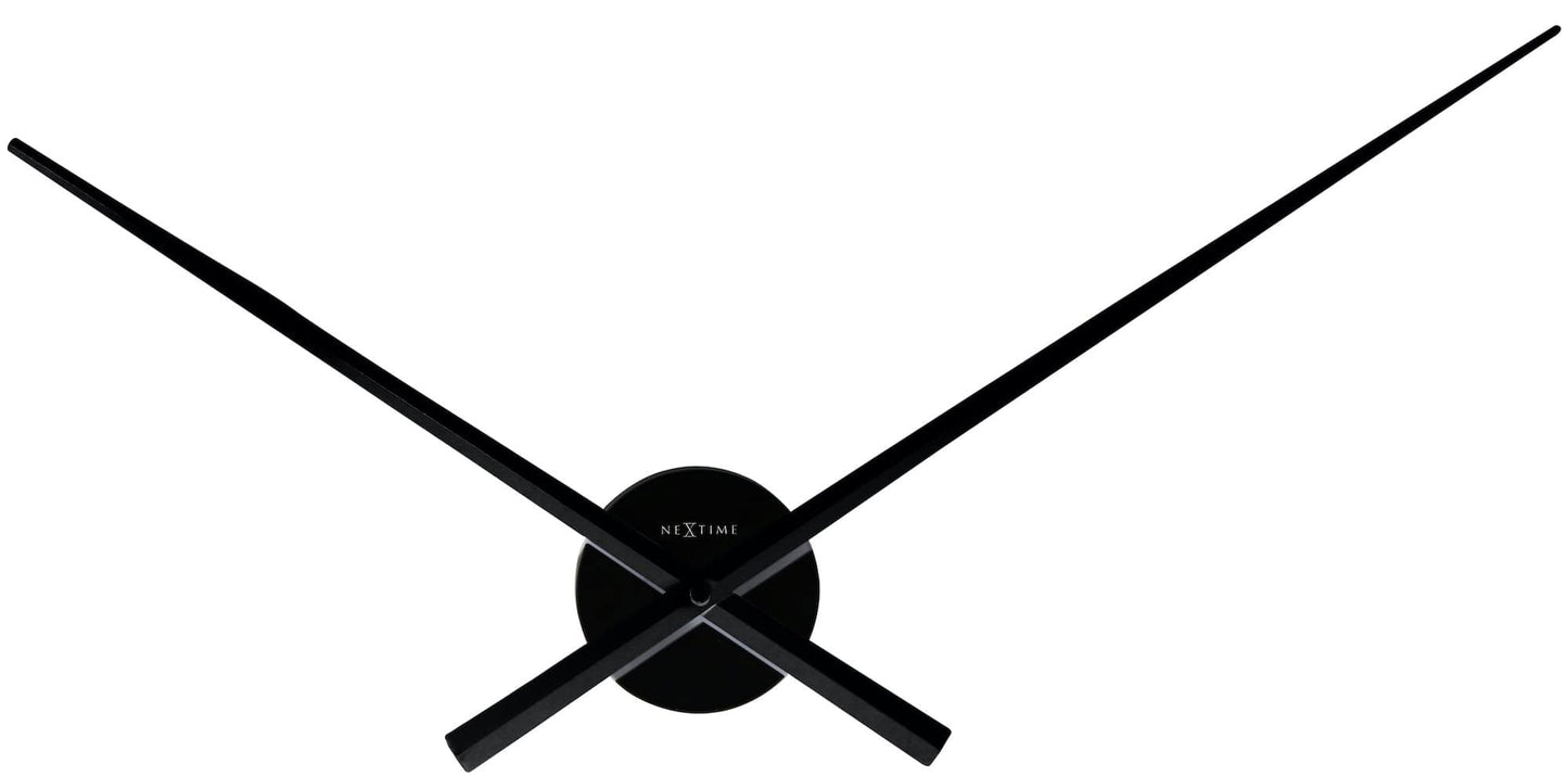 Wandklok - 70 cm - aluminium - 'Hands'