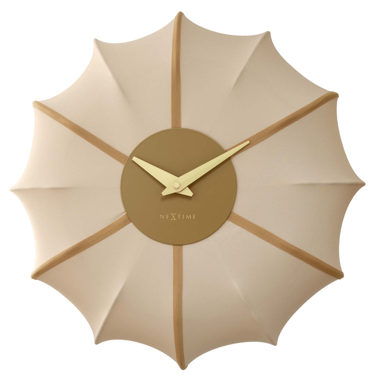 Wandklok 50 cm - Stil - Stof/Metaal - NeXtime 'Ultimo'