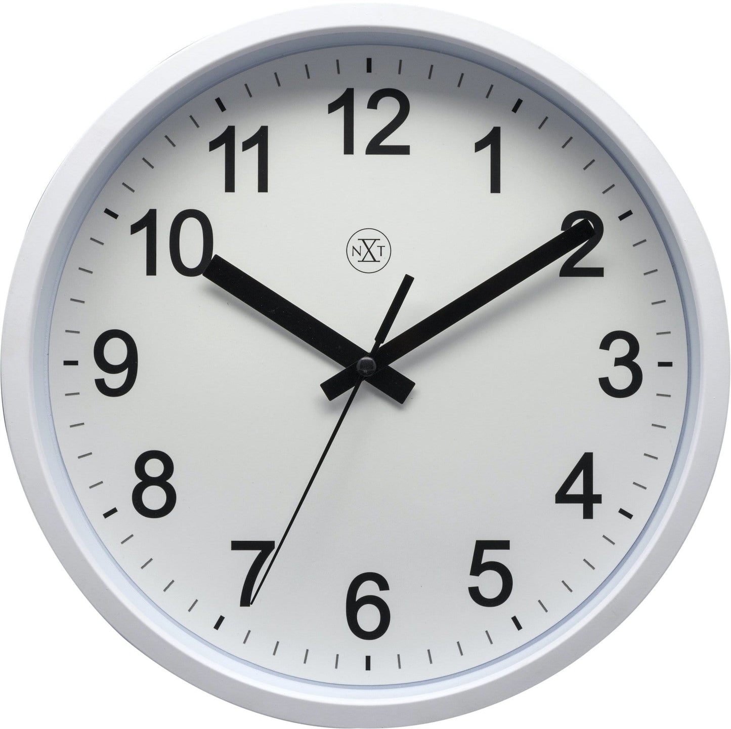 Wandklok - 25,5 cm - Plastic - 'Robuust'