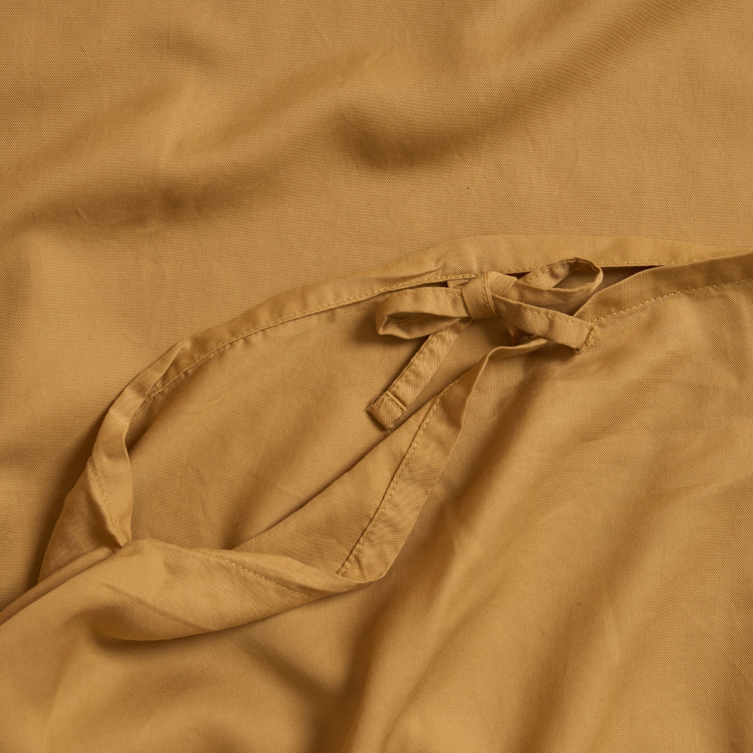 Coco & Cici - Kinderen - TENCEL Twill Dekbedovertrek okergeel -