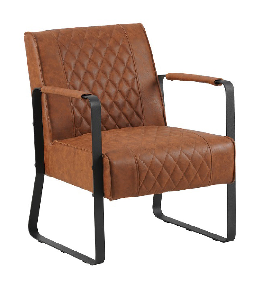 Fauteuil Stevie cognac