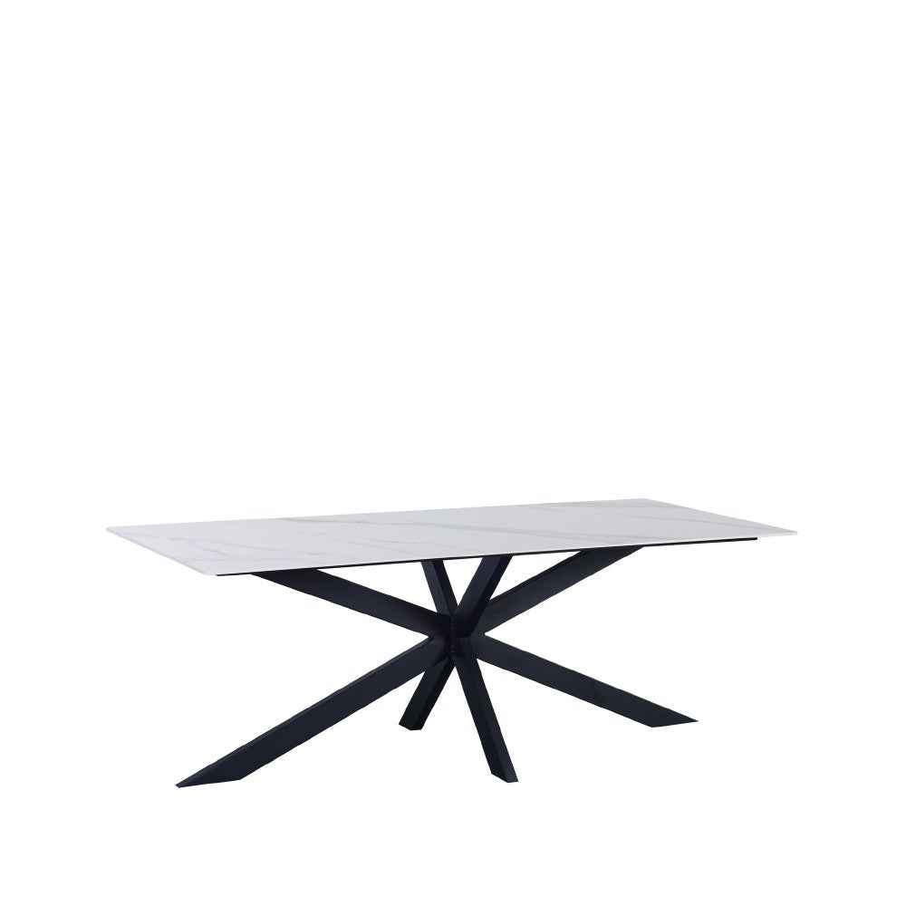 Eettafel Floris 210 x 100 cm wit