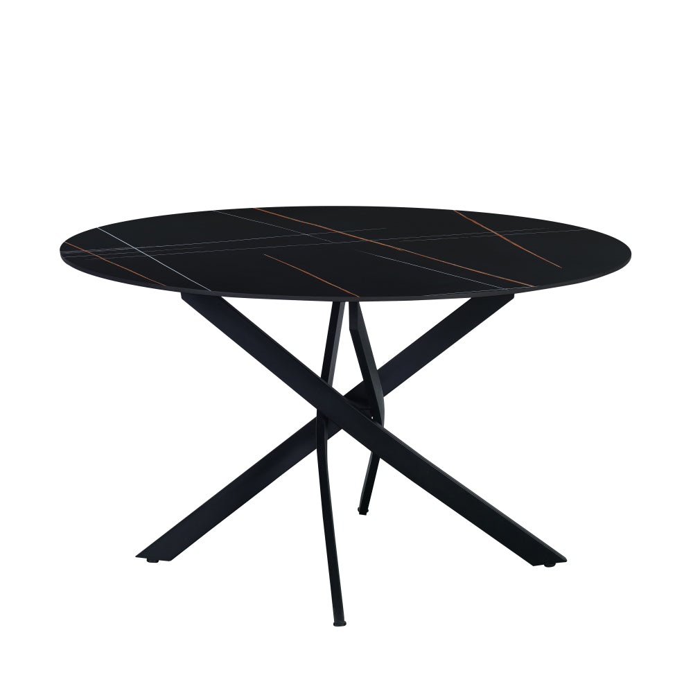 Eettafel Dean 120 cm zwart
