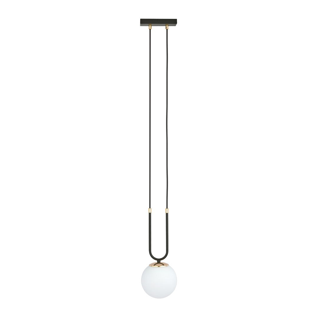 GLAM 1 ZWART/OPAAL