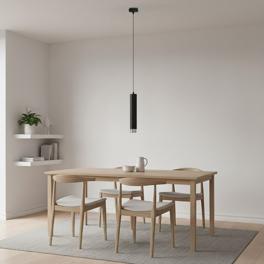 KIBO 1 ZWART/CHROOM