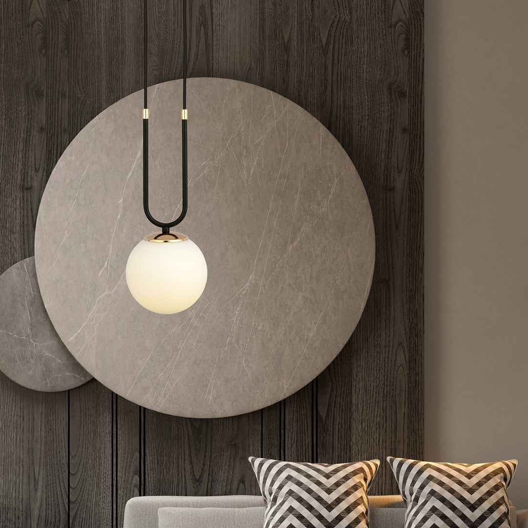 GLAM 1 ZWART/OPAAL