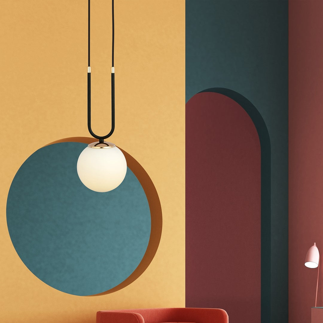 GLAM 1 ZWART/OPAAL