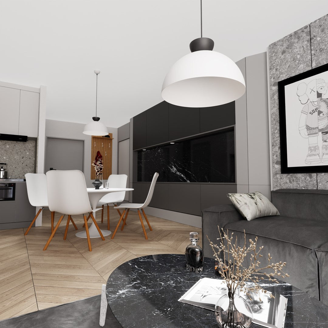 LUNARO 1L BL WIT/ZWART