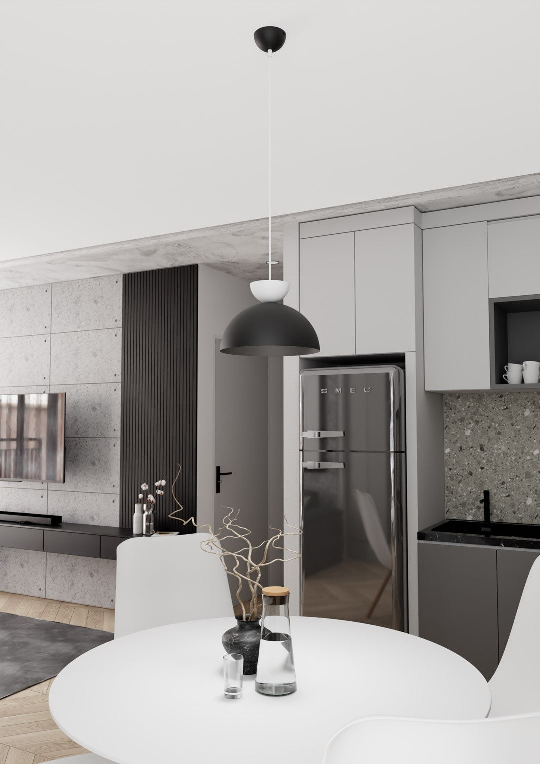 LUNARO 1S BL ZWART/WIT