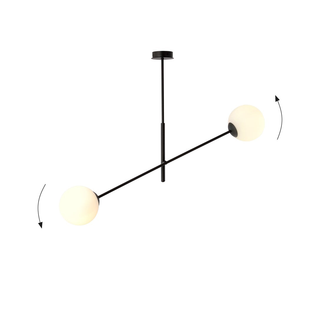 LINEAIR 2 ZWART/OPAAL