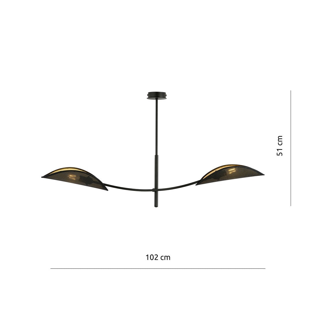 LOTUS 2 ZWART/GOUD