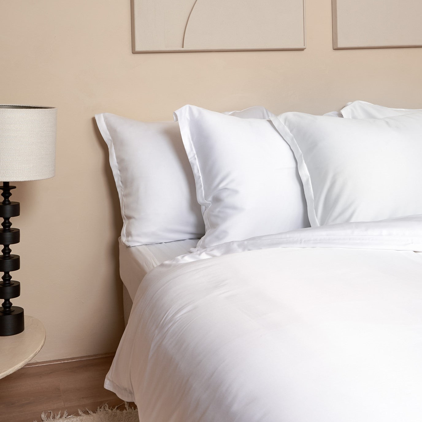 Coco & Cici - Coco & Cici - Tencel kussensloop - 60 x 70 - beauty-kussen - wit - zacht, luxe en duurzaam beddengoed - 1 kussensloop 60 x 70