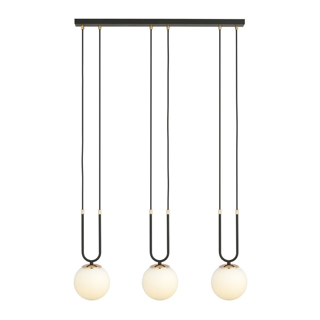 GLAM 3 ZWART/OPAAL
