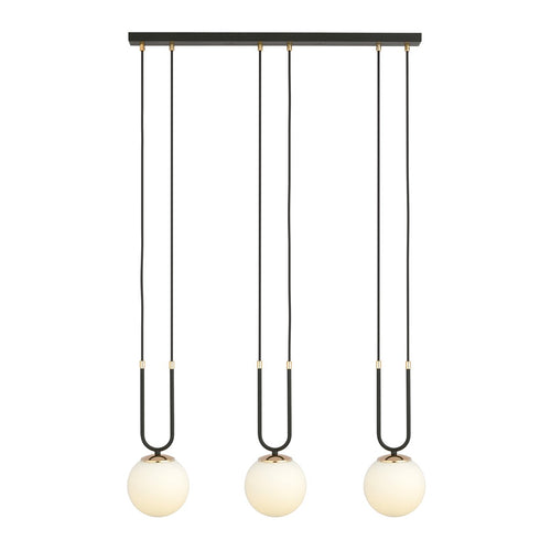 GLAM 3 ZWART/OPAAL