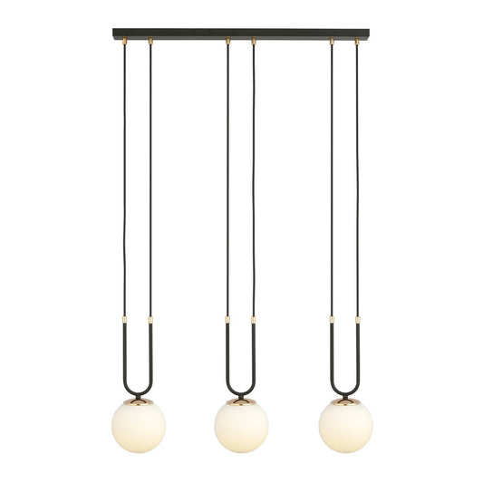 GLAM 3 ZWART/OPAAL