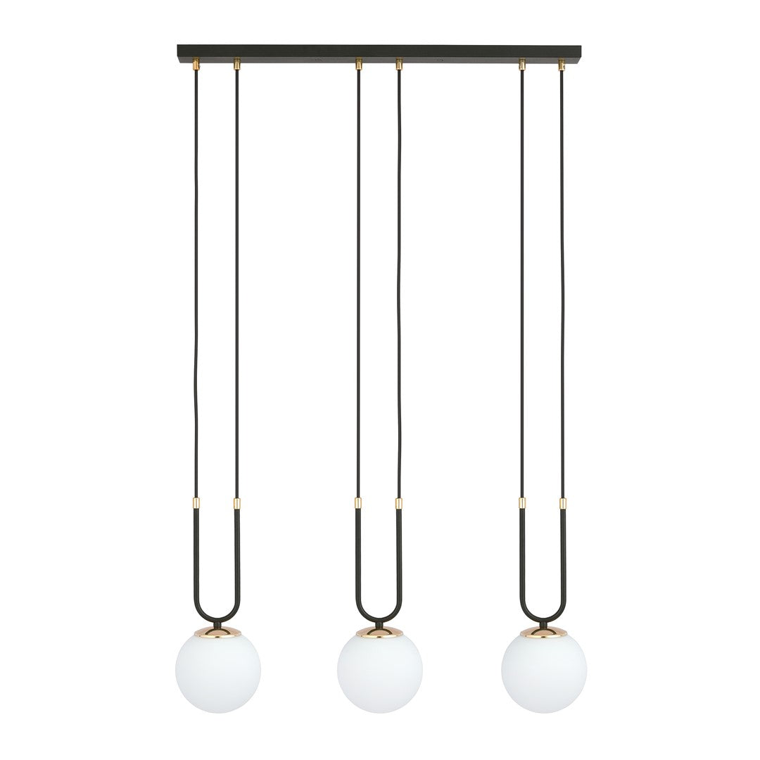 GLAM 3 ZWART/OPAAL