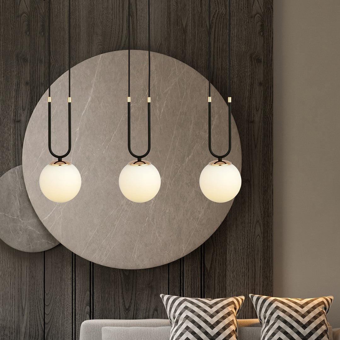 GLAM 3 ZWART/OPAAL