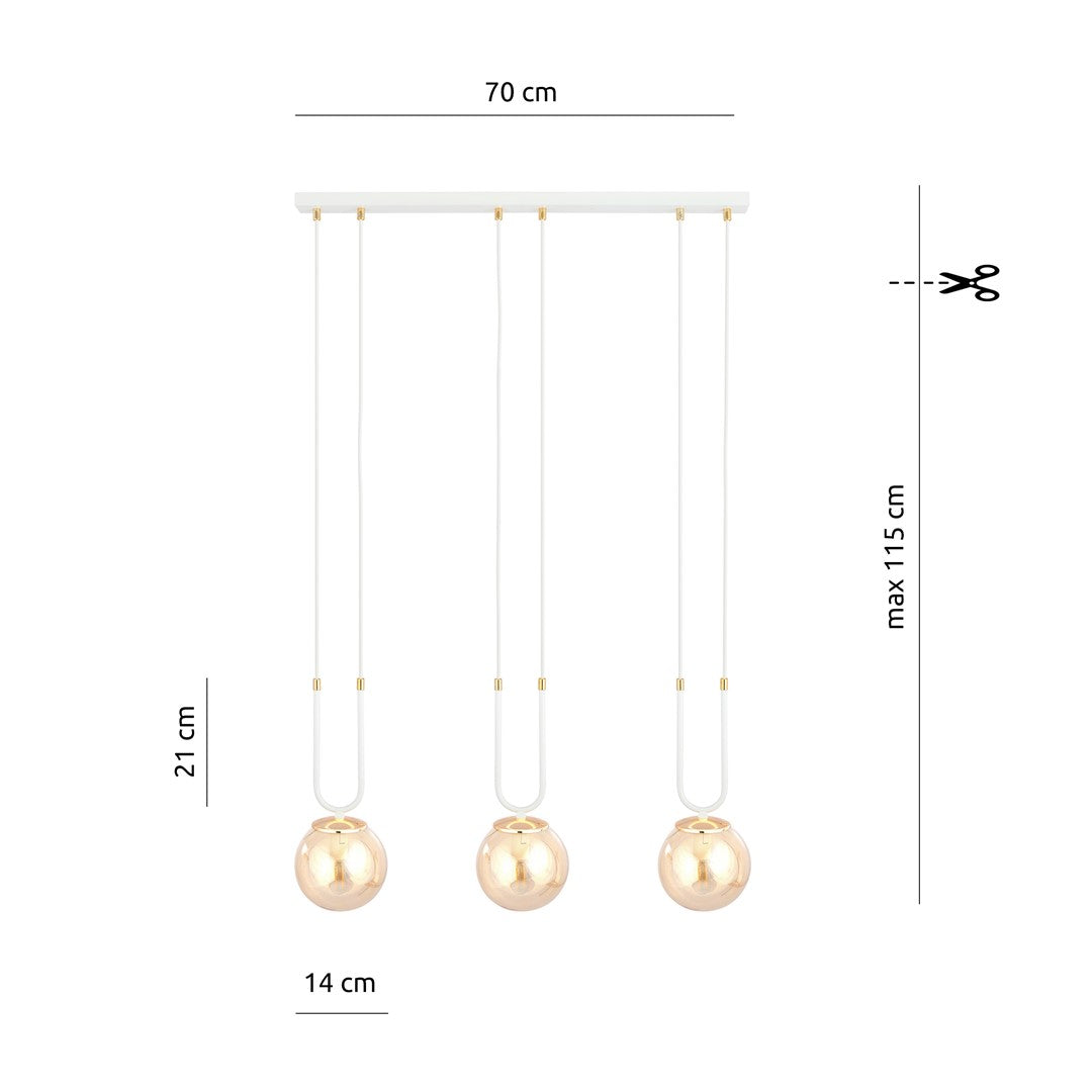 GLAM 3 WIT/HONINGKLEURIG