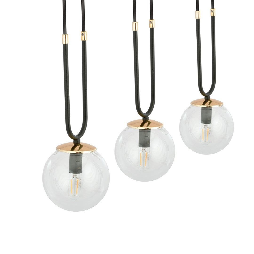 GLAM 3 ZWART/TRANSPARANT