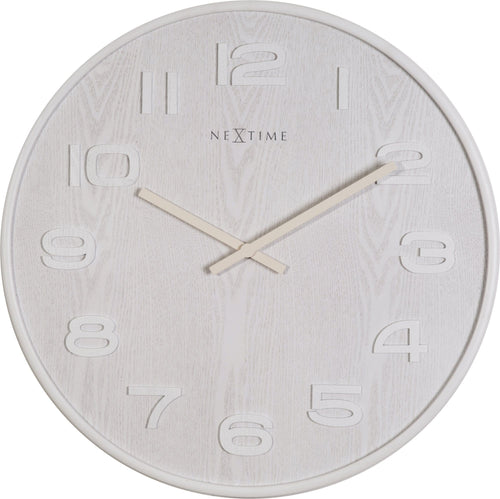 Wandklok - 35 cm - Hout - 'Wood Wood Medium'
