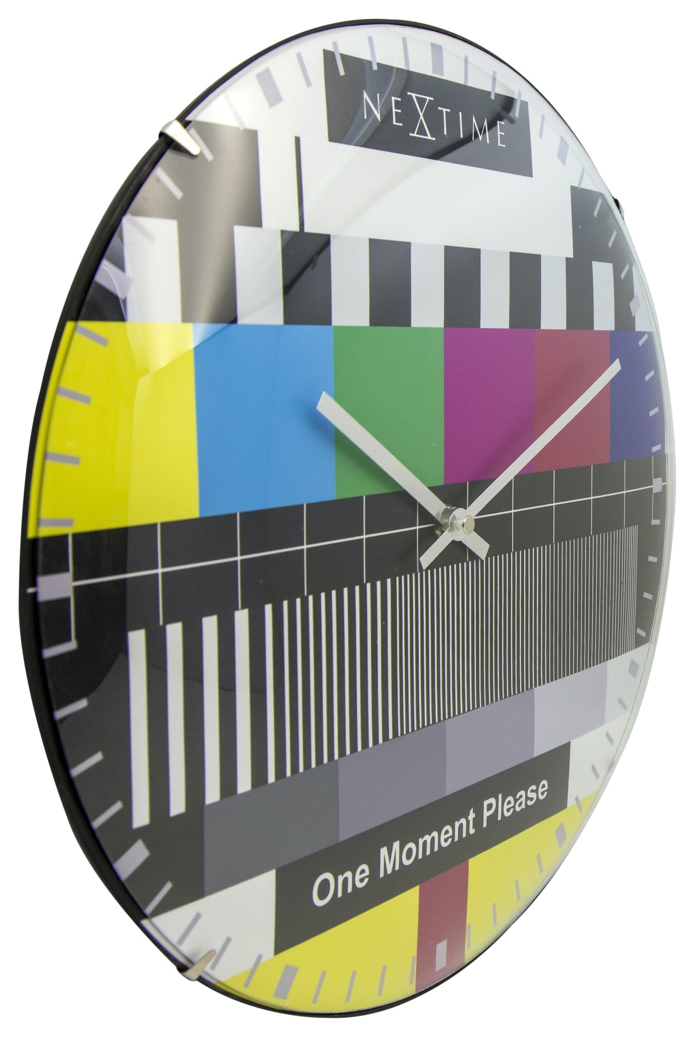 Wandklok - 35 cm - Koepelglas - 'Testpage Dome'