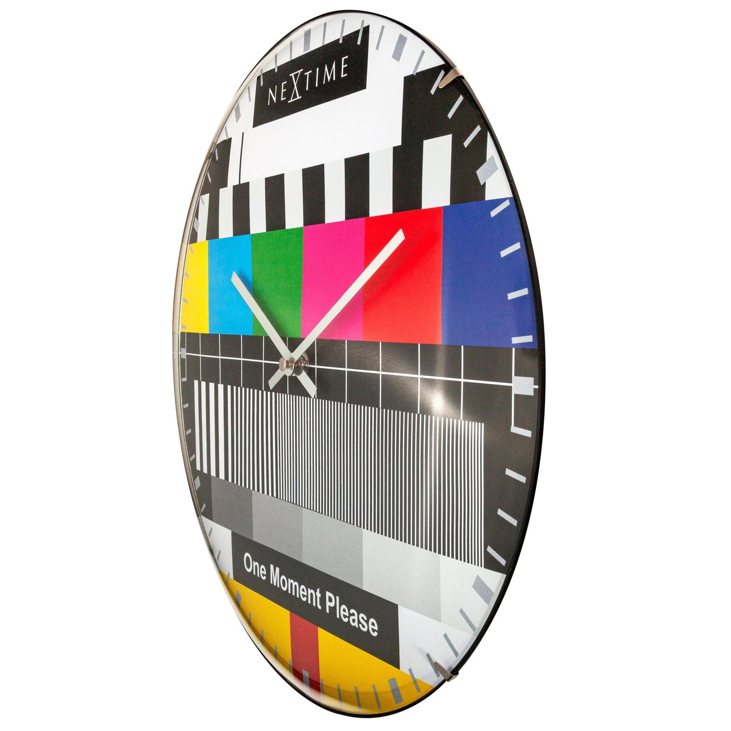 Wandklok - 35 cm - Koepelglas - 'Testpage Dome'