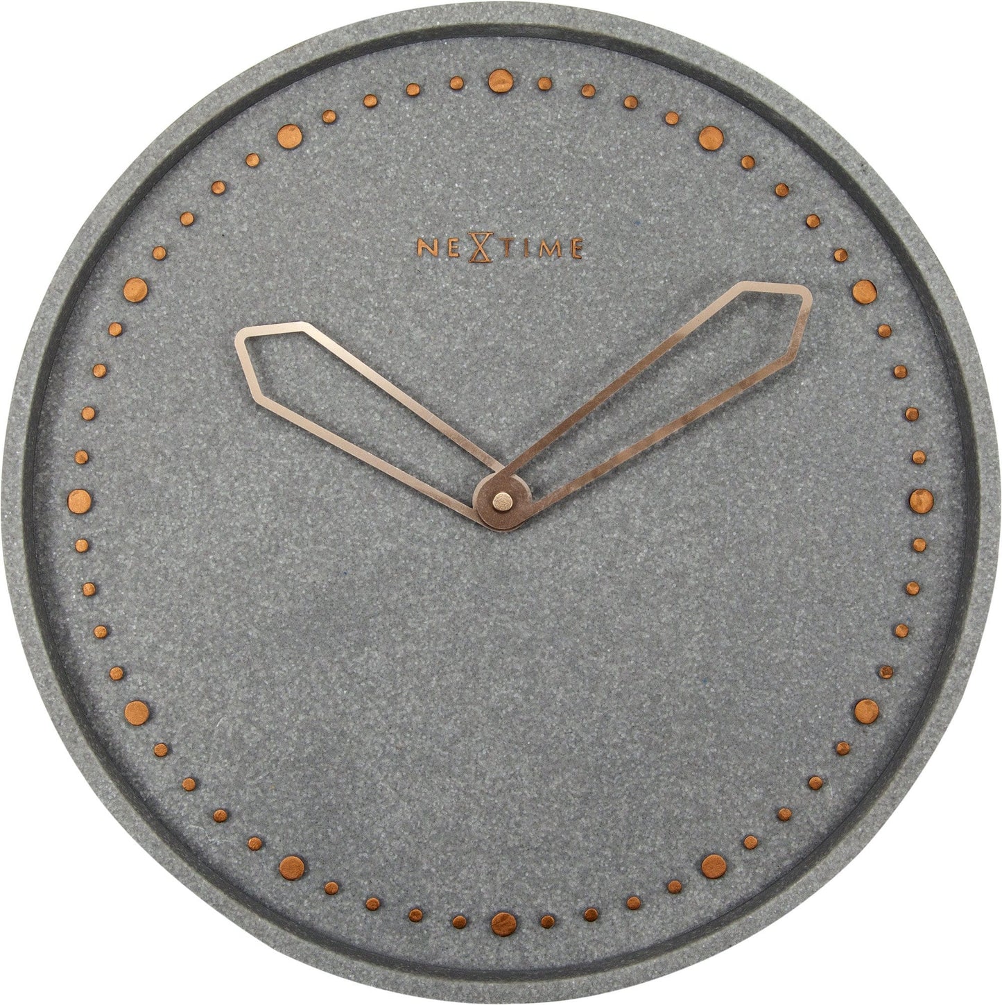 Wandklok - 35 cm - polyresin - 'Cross'