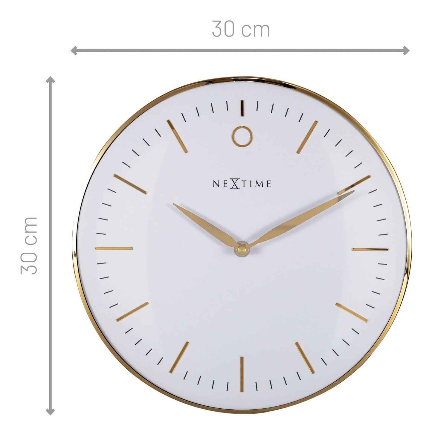 Design wandklok - stil - 30 cm - Glamour klein