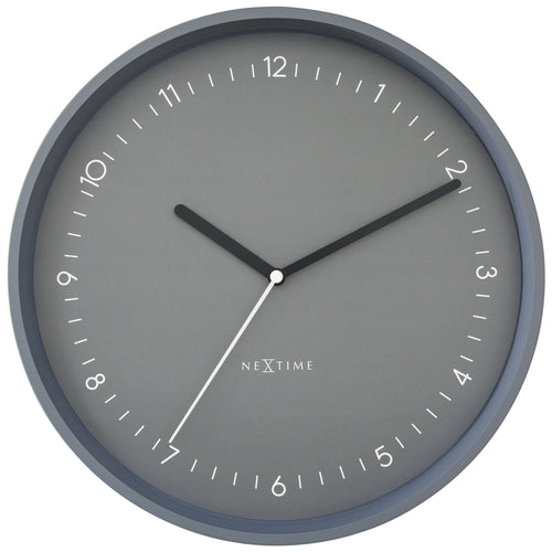 Wandklok 30 cm - Stil - Aluminium - "Berlijn"