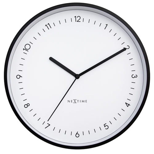 Wandklok 30 cm - Stil - Aluminium - "Berlijn"