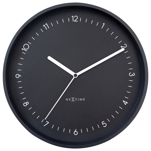 Wandklok 30 cm - Stil - Aluminium - "Berlijn"