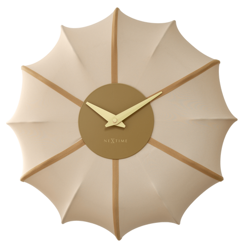Wandklok 50 cm - Stil - Stof/Metaal - NeXtime 'Ultimo'