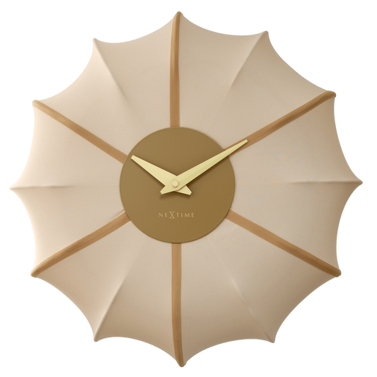 Wandklok 50 cm - Stil - Stof/Metaal - NeXtime 'Ultimo'