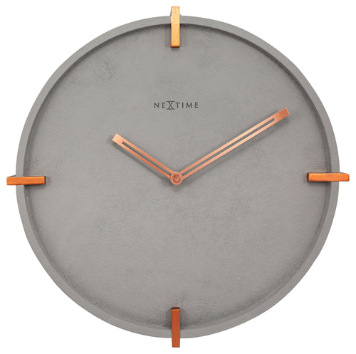 Wandklok - 32 cm - Beton - 'Mohawk Wall'