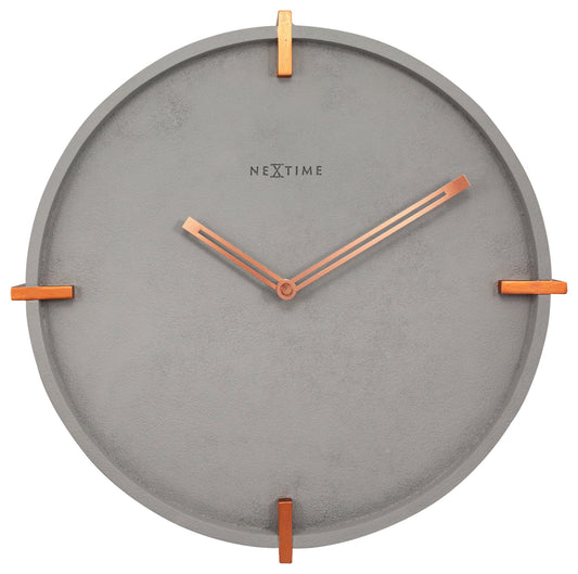 Wandklok - 32 cm - Beton - 'Mohawk Wall'