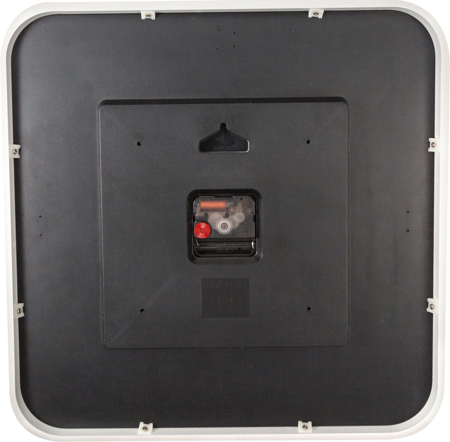 Wandklok - 40 x 40 x 4 cm - Hout - 'Vierkante Wand'