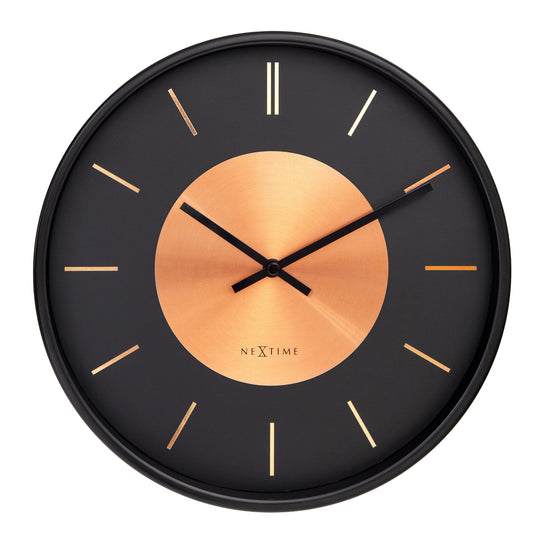 Wandklok 25 cm-stil-metaal-NeXtime 'Retro II'