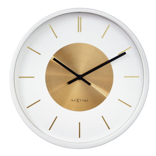 Wandklok 25 cm-stil-metaal-NeXtime 'Retro II'