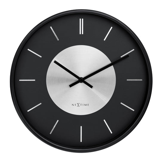 Wandklok 25 cm-stil-metaal-NeXtime 'Retro II'