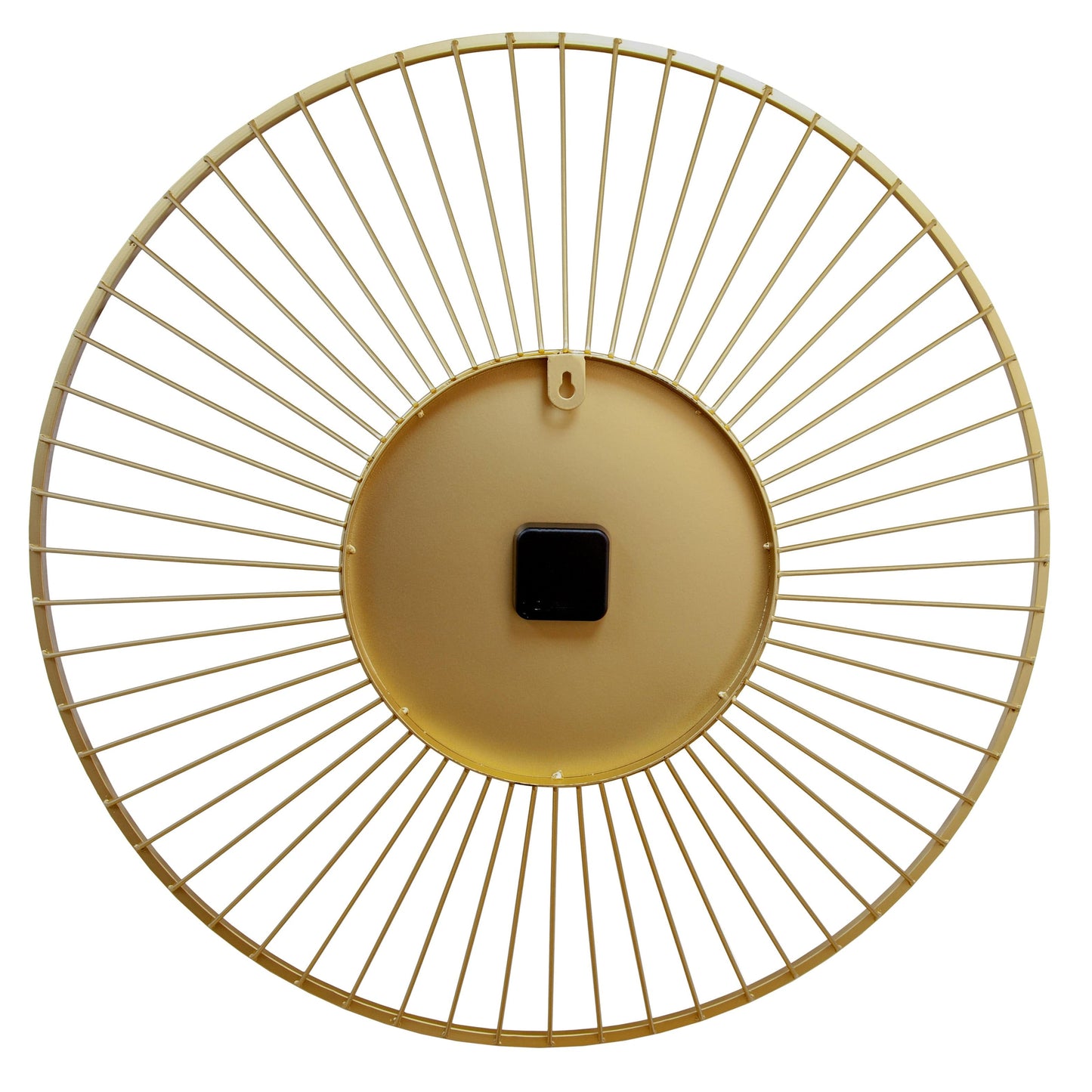 Wandklok Ø80 cm - Metaal - Goud - NeXtime 'Vasco Round'