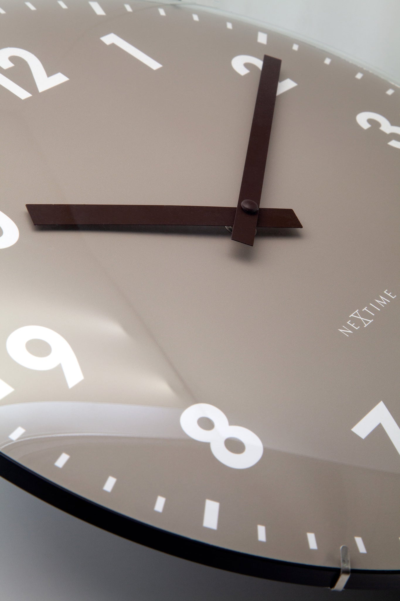 Wandklok 35 cm bolvormige glaslens-stil-glas-NeXtime 'Duomo'