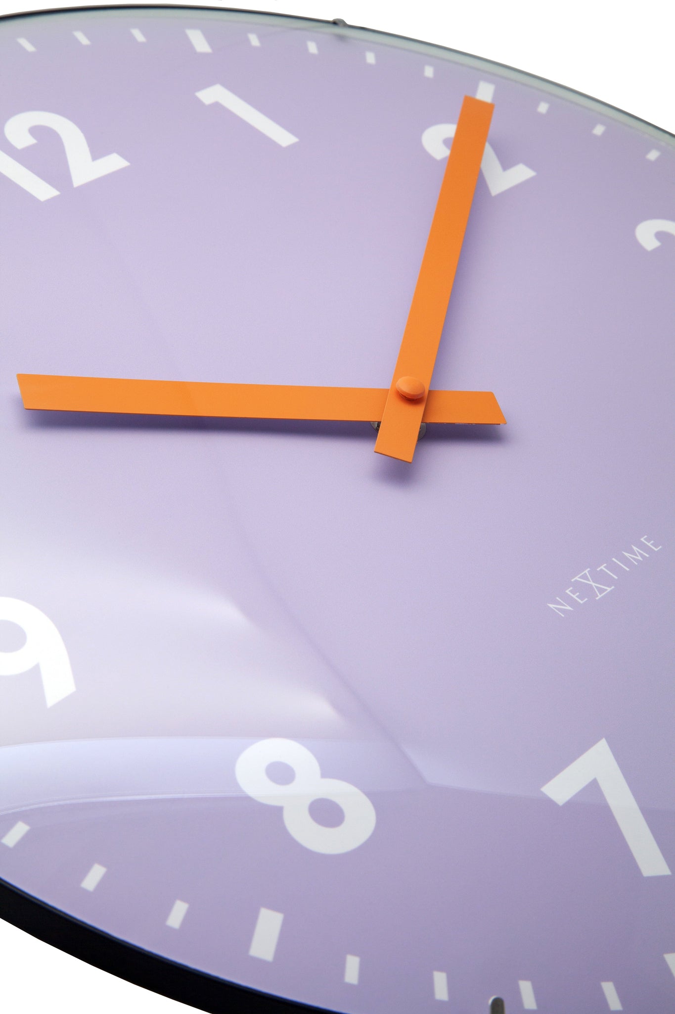 Wandklok 35 cm bolvormige glaslens-stil-glas-NeXtime 'Duomo'