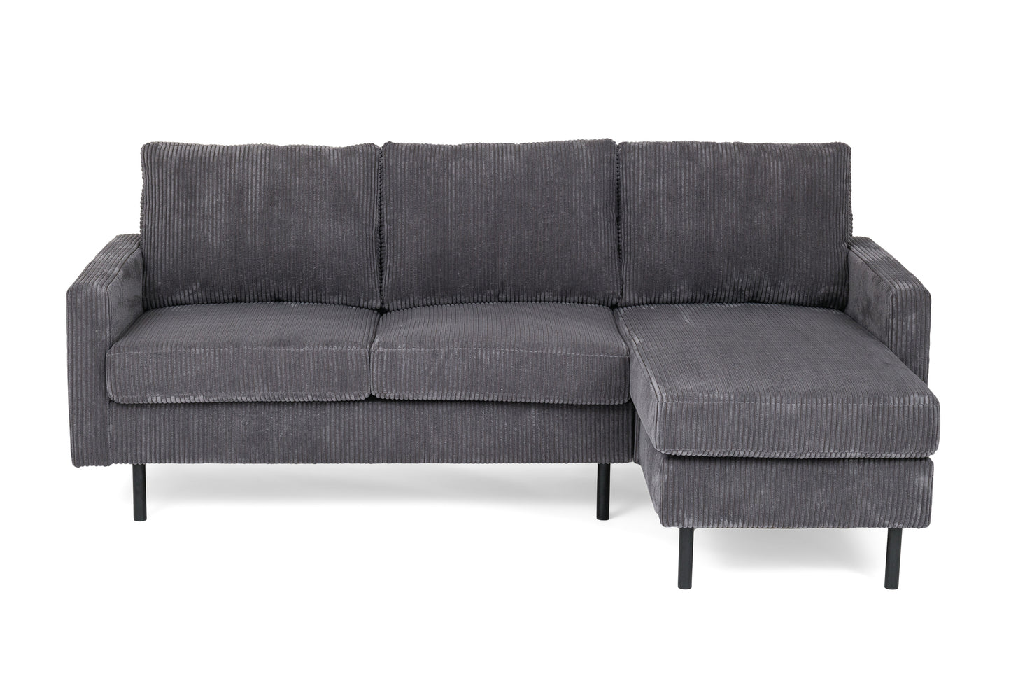3-zitsbank CL L+R, stof RIB, R230 antraciet