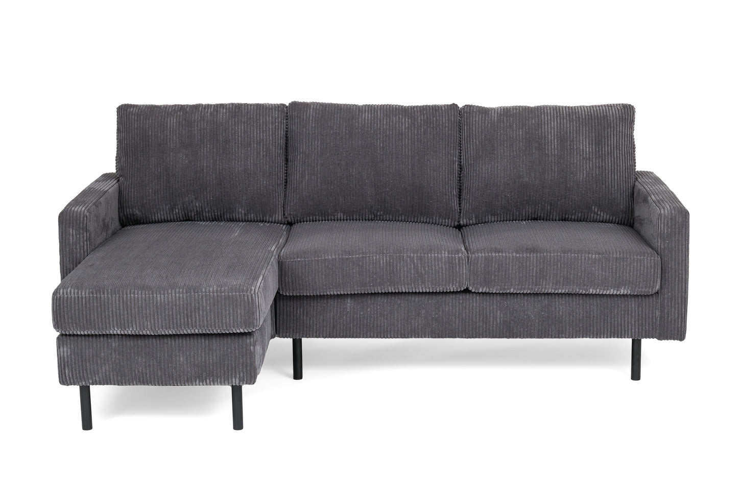 3-zitsbank CL L+R, stof RIB, R230 antraciet