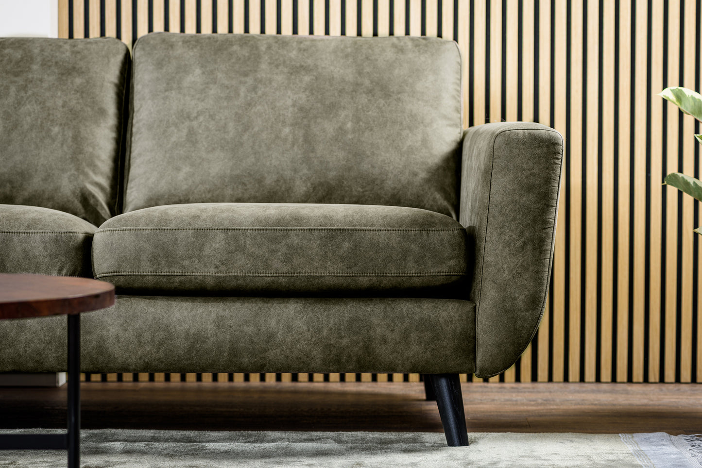 3-zitsbank CL L+R, stof Savannah S156 groen