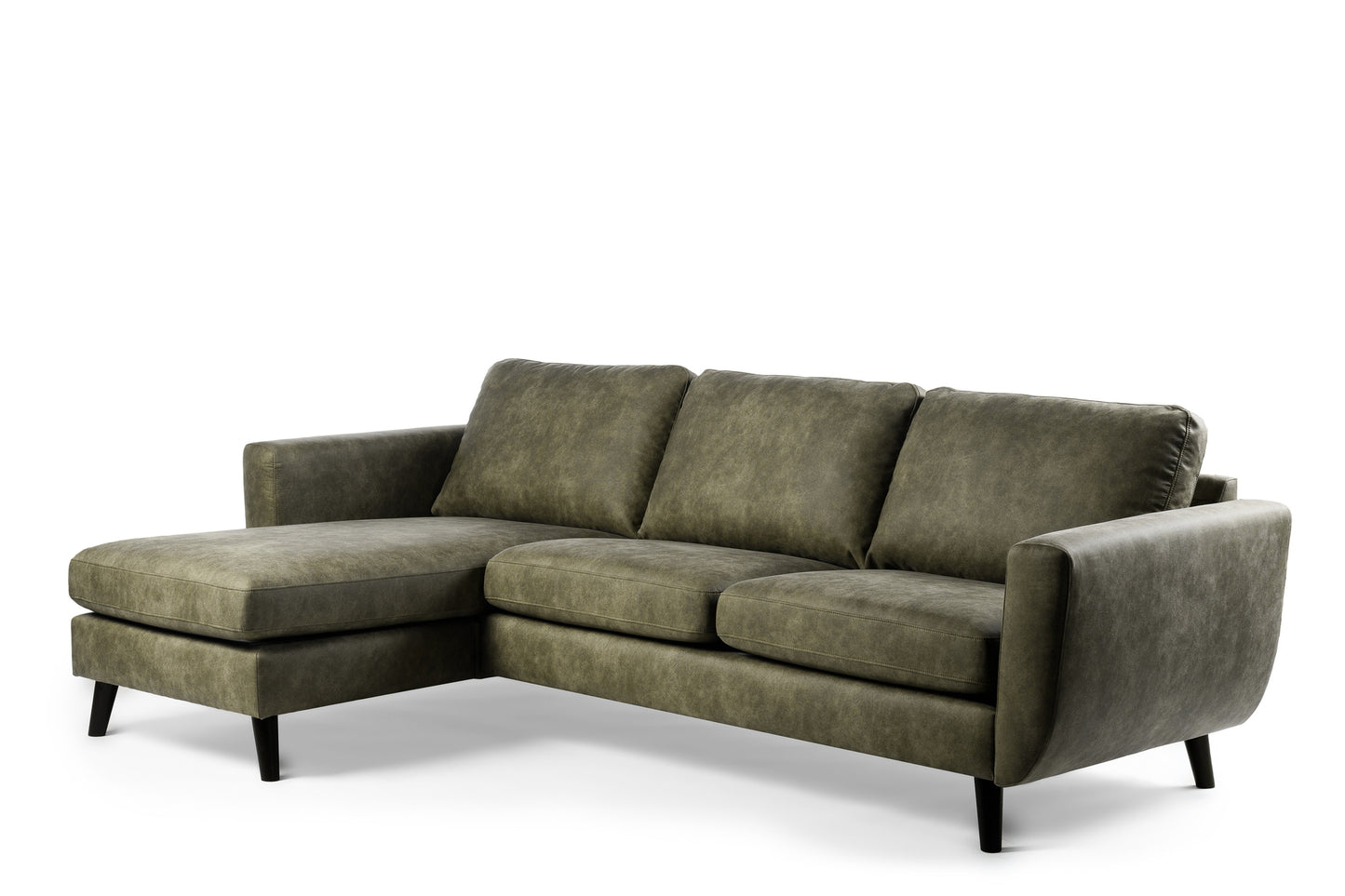 3-zitsbank CL L+R, stof Savannah S156 groen