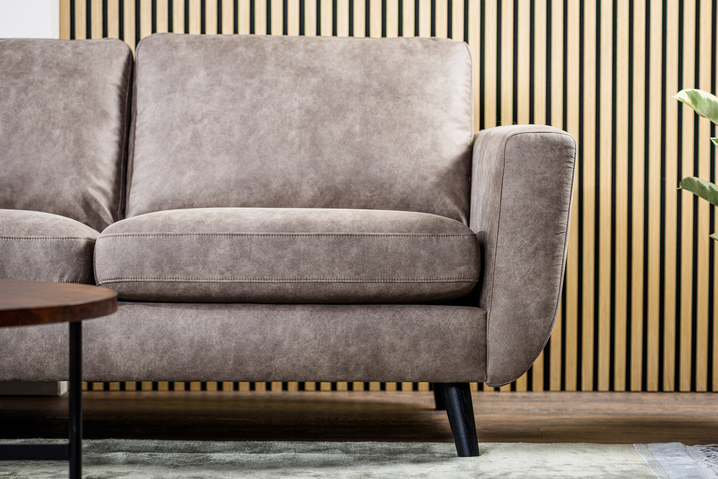 3-zitsbank CL L+R, stof Savannah S520 taupe