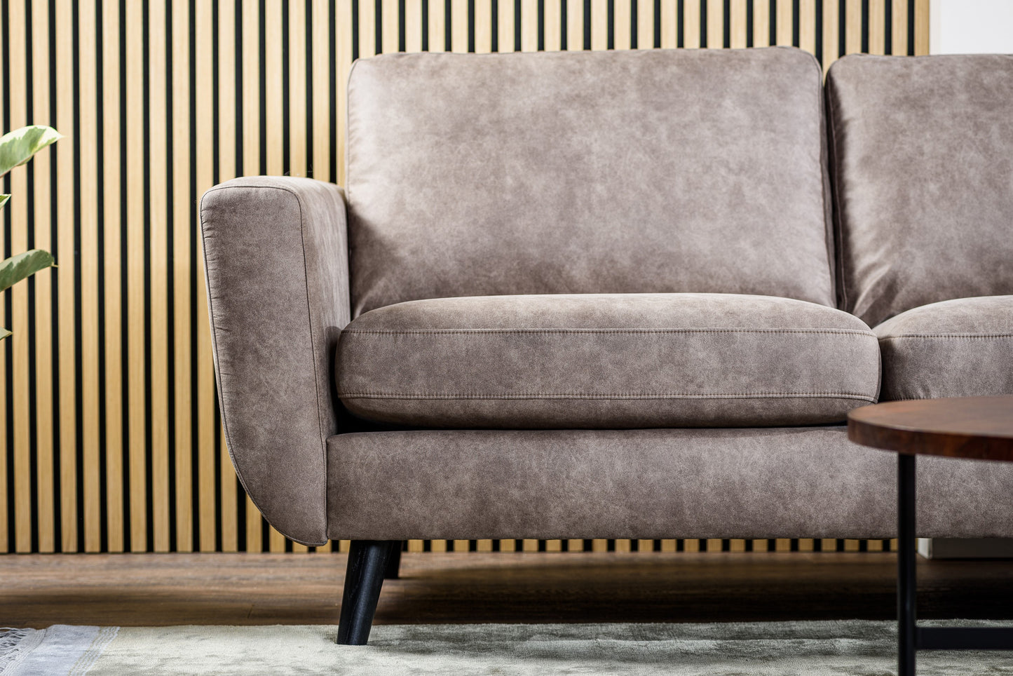 3-zitsbank CL L+R, stof Savannah S520 taupe