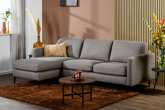 3-zitsbank CL L+R, stof Woven, W520 taupe