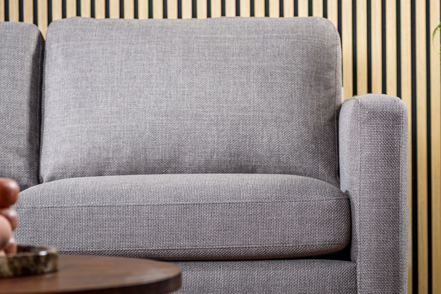 3-zitsbank CL L+R, stof Woven, W520 taupe